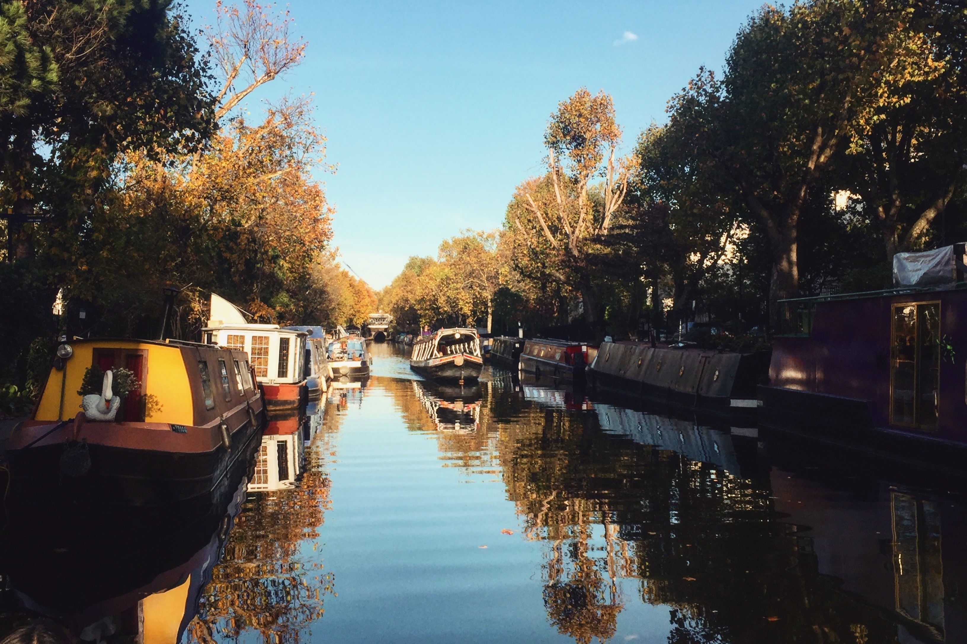 Little Venice canal in the sunshine